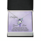 Forever Love Necklace: To My Daughter Good Luck