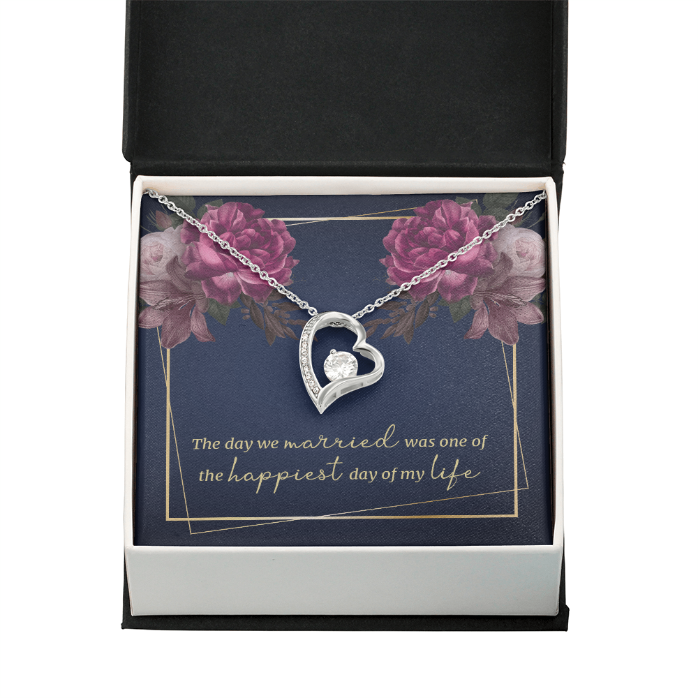 Forever Love Necklace: The Day We Married