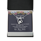 Forever Love Necklace:To My Amazing Sister Distance Never Separates