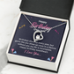 Forever Love Necklace:Happy Birthday To My Wife