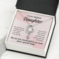 Forever Love Necklace:To My Bonus Daughter