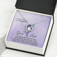 Forever Love Necklace: To My Daughter Good Luck