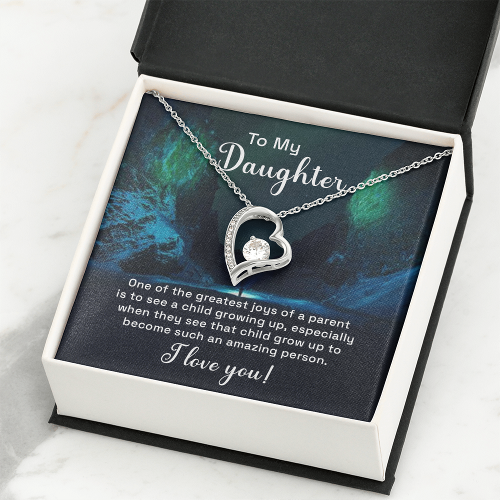 Forever Love Necklace: To My Daughter One The Greatest Joys