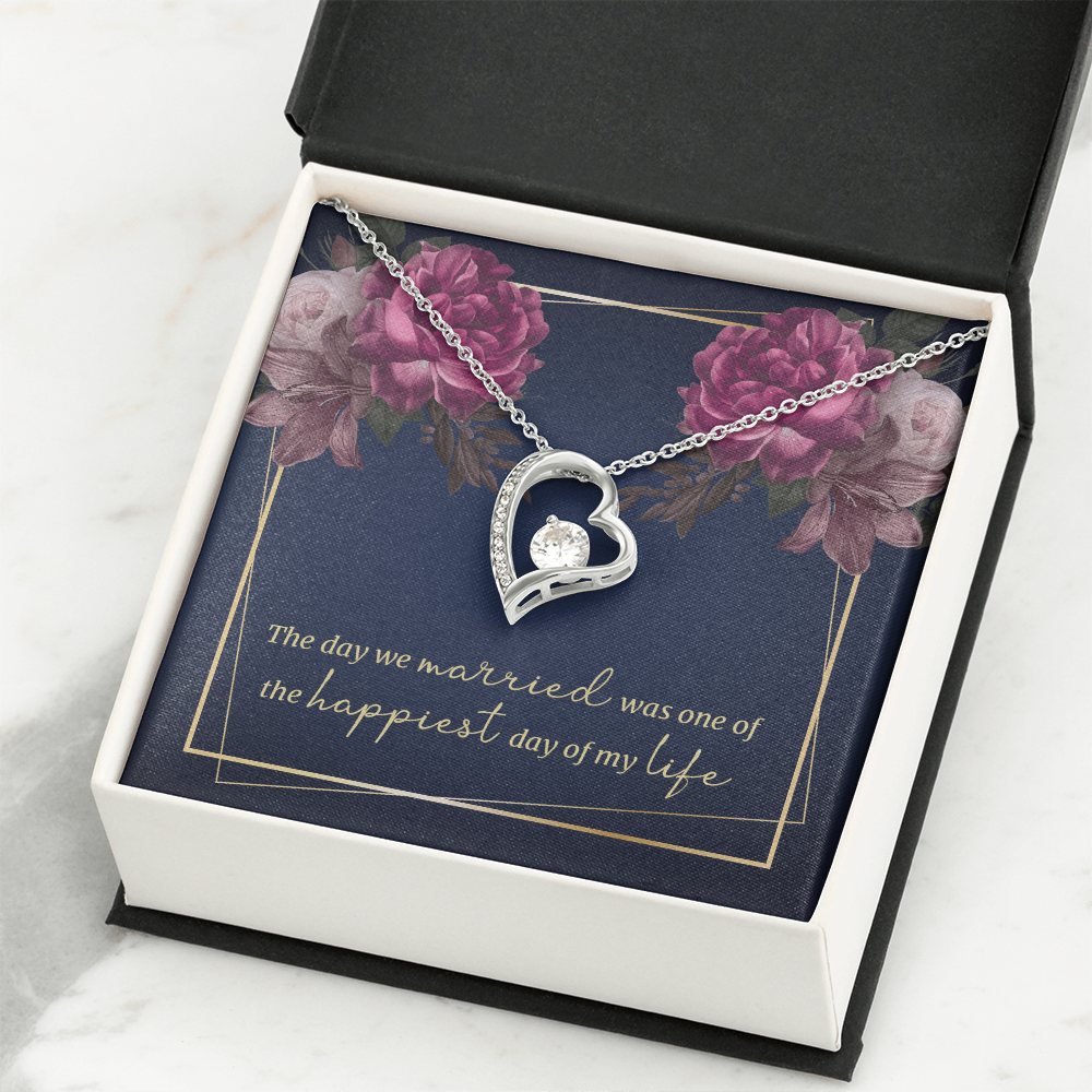 Forever Love Necklace: The Day We Married