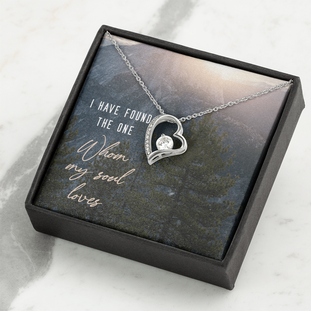 Forever Love Necklace:I Have Found The One