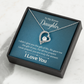 Forever Love Necklace: To My Bonus Daughter