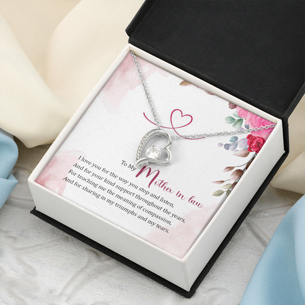 Forever Love Necklace:To My Mother In Law