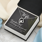 Forever Love Necklace: To My Wife I'll Always Be By Your Side