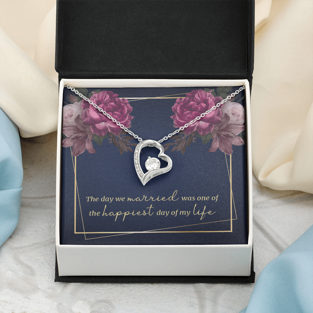 Forever Love Necklace: The Day We Married