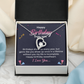 Forever Love Necklace:Happy Birthday To My Wife