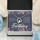 Forever Love Necklace: Happy  Birthday