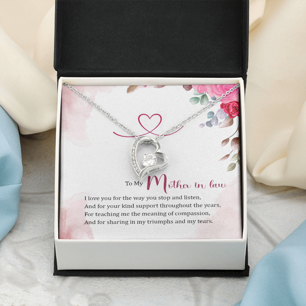 Forever Love Necklace:To My Mother In Law