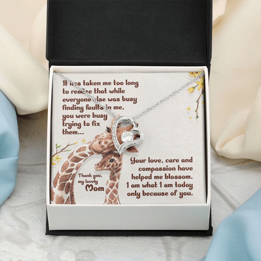 Forever Love Necklace:Thank You My Lovely Mom