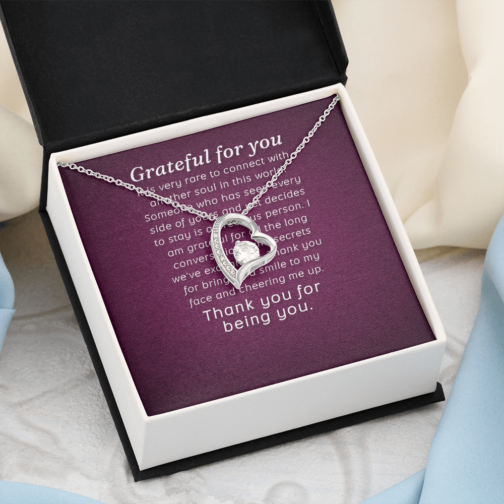Forever Love Necklace: Grateful for you