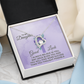 Forever Love Necklace: To My Daughter Good Luck