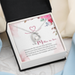 Forever Love Necklace:To My Mother In Law