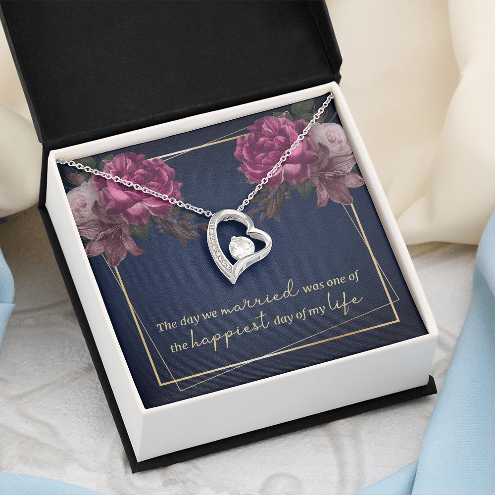 Forever Love Necklace: The Day We Married