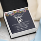 Forever Love Necklace:To My Amazing Sister Distance Never Separates