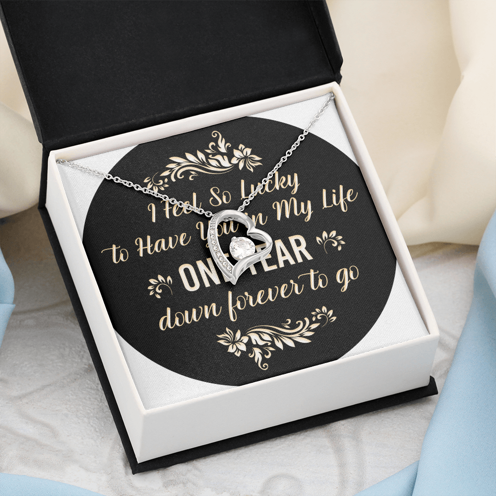 Forever Love Necklace : I Feel So Lucky 1 Year