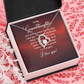 Forever Love Necklace:To My Granddaughter