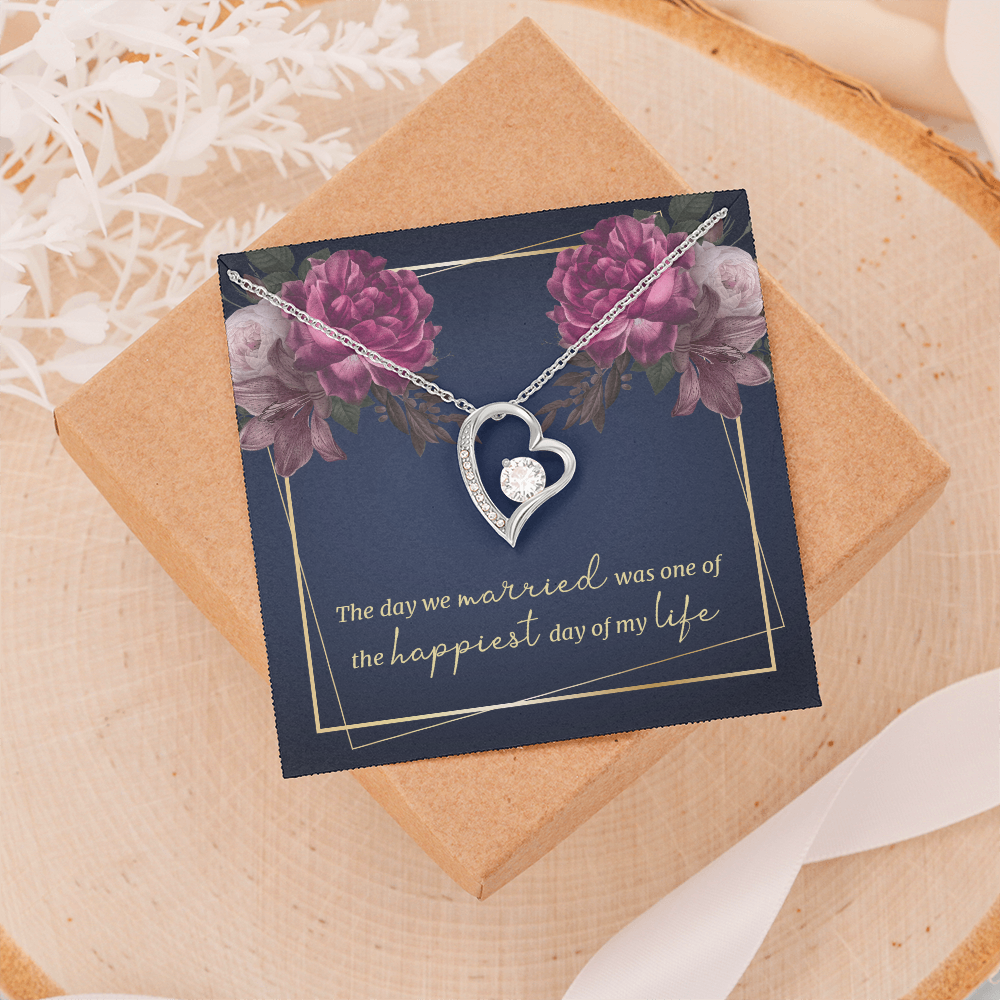 Forever Love Necklace: The Day We Married