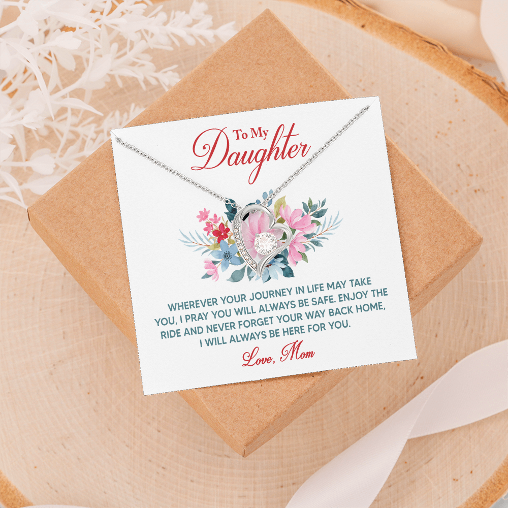 Forever Love Necklace: To My Daughter Love Mom