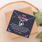 Forever Love Necklace:Happy Birthday To My Wife