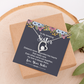 Forever Love Necklace:To My Amazing Sister Distance Never Separates