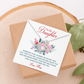 Forever Love Necklace: To My Daughter Love Mom