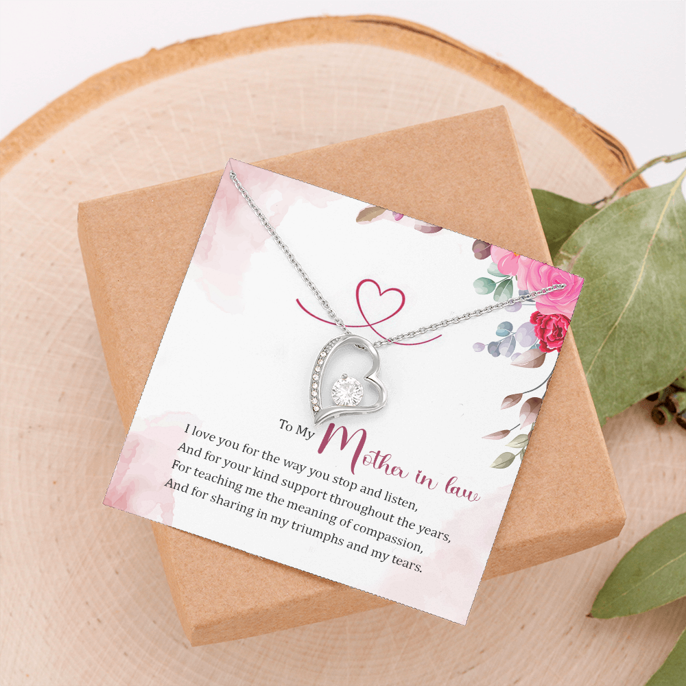 Forever Love Necklace:To My Mother In Law