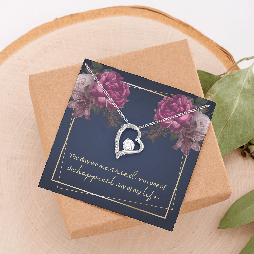 Forever Love Necklace: The Day We Married