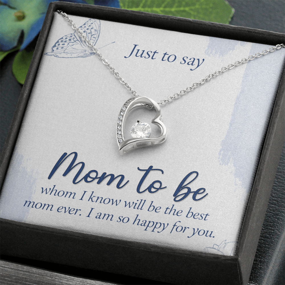 Forever Love Necklace:Just To Say Mom To Be