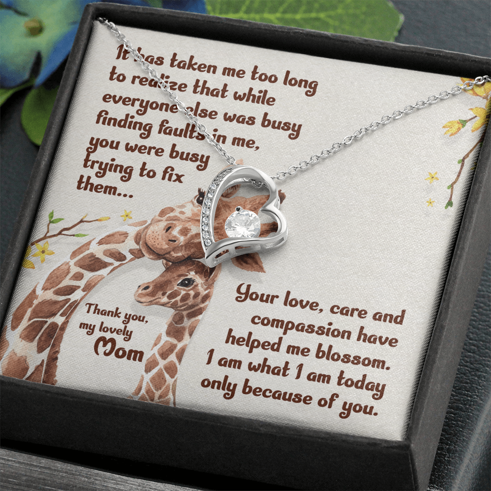 Forever Love Necklace:Thank You My Lovely Mom