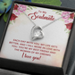 Forever Love Necklace :To My Soulmate
