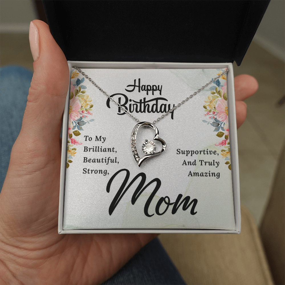 Forever Love Necklace: Happy Birthday Mom