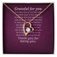 Forever Love Necklace: Grateful for you