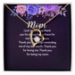 Forever Love Necklace: Mom I Just Want To Say Thank You