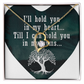 Forever Love Necklace:I'll Hold You In My Heart