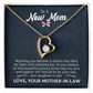 Forever Love Necklace: To A New Mom Love Your Mother-In-Law