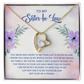 Forever Love Necklace:To My Sister In Law