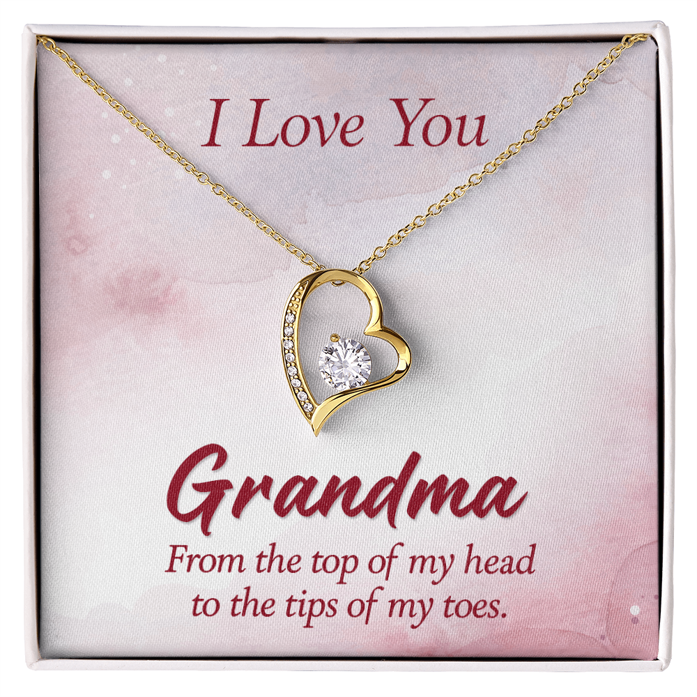 Forever Love Necklace : I Love You Grandma
