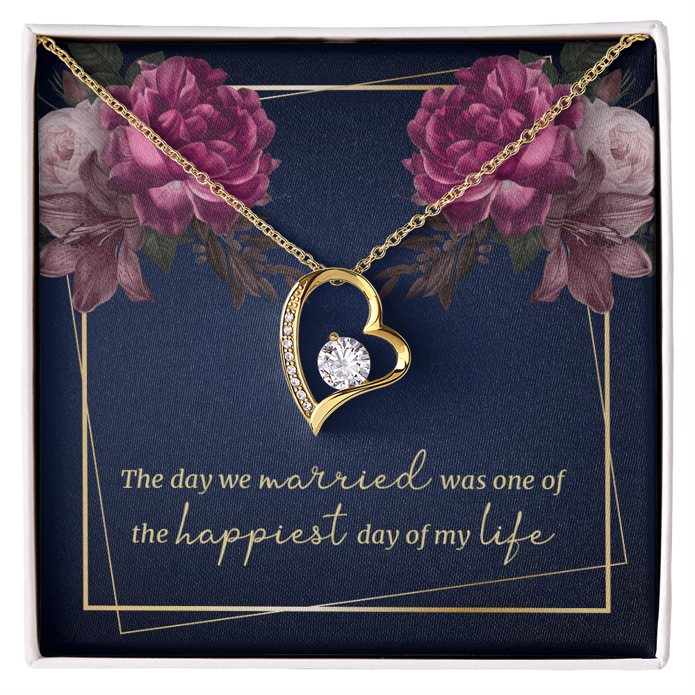 Forever Love Necklace: The Day We Married
