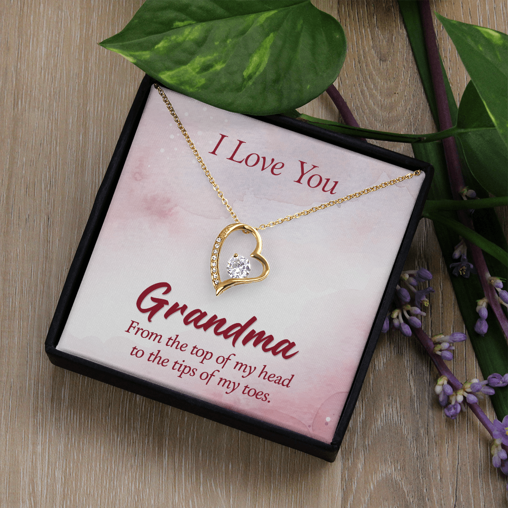 Forever Love Necklace : I Love You Grandma