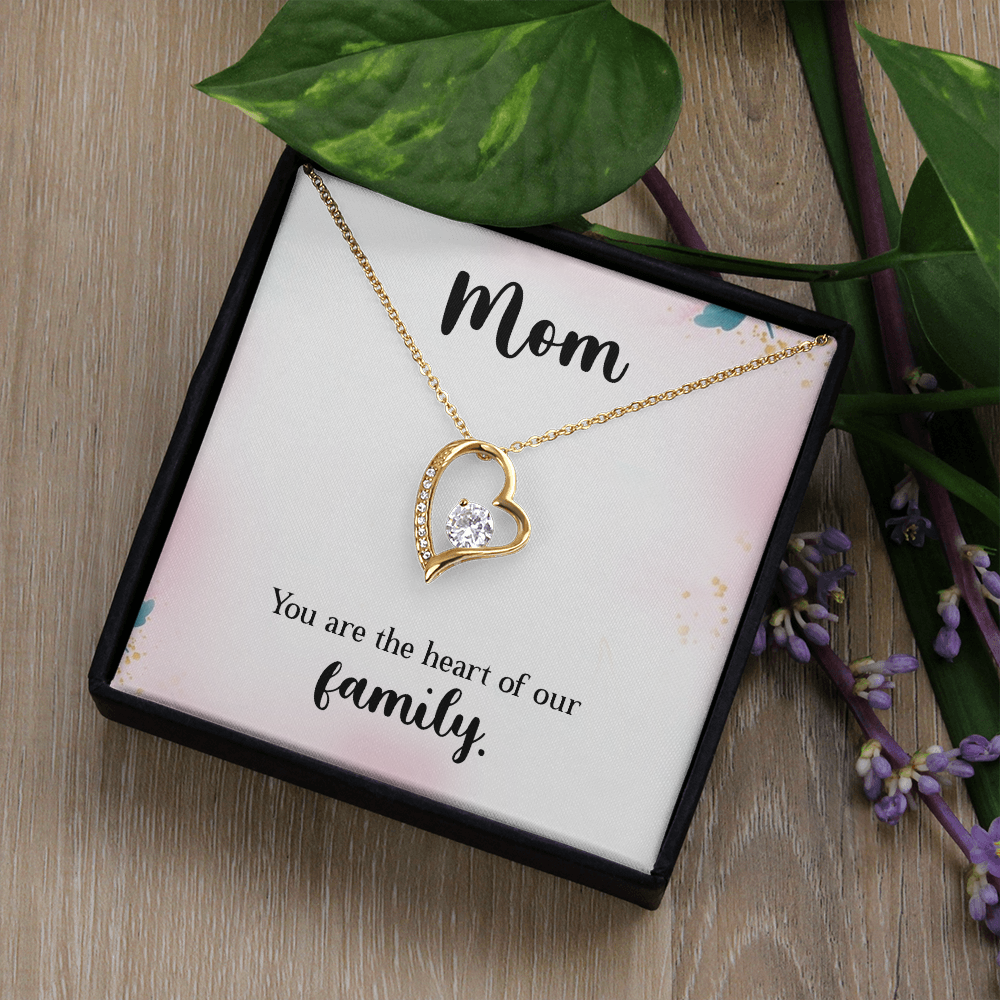 Forever Love Necklace: Mom You Are The Heart