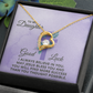 Forever Love Necklace: To My Daughter Good Luck