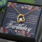 Forever Love Necklace: Happy  Birthday