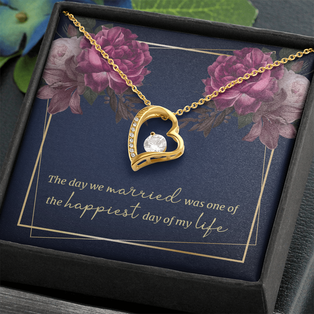 Forever Love Necklace: The Day We Married