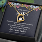Forever Love Necklace:To My Amazing Sister Distance Never Separates