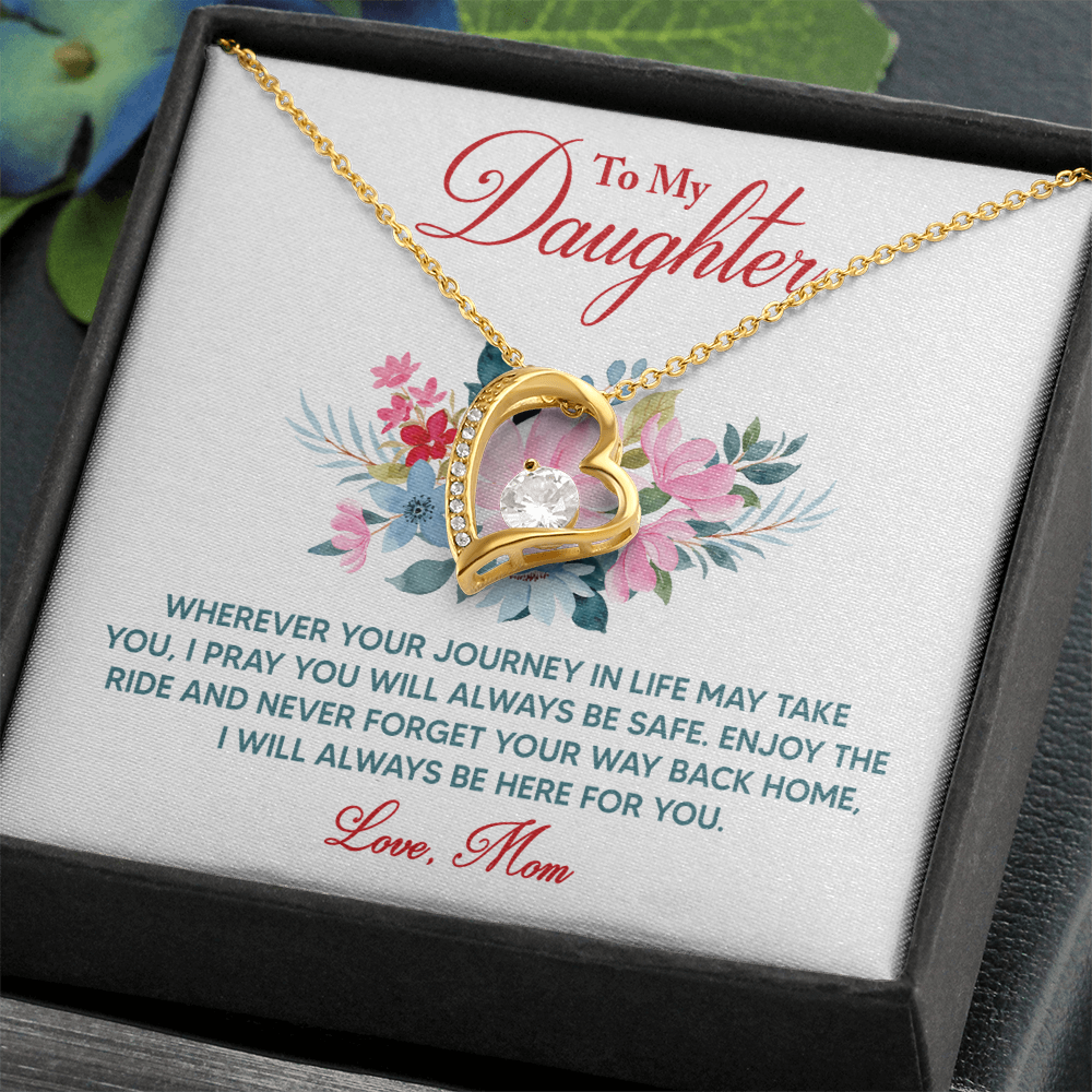 Forever Love Necklace: To My Daughter Love Mom