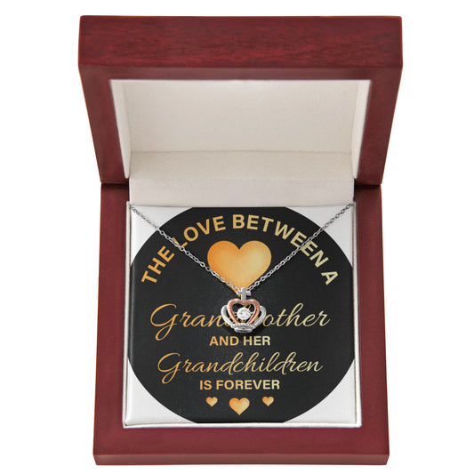 Crown Pendant Necklace: Grandmother - Grandchildren